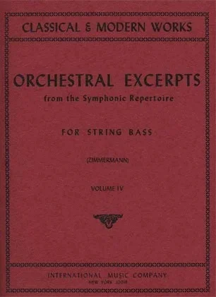Zimmerman: Orchestral Excerpts Vol.4 (bass)