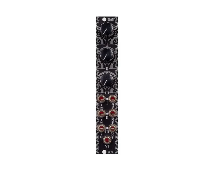Żłob Modular Attenumixer Eurorack Triple Summed Attenuator Module
