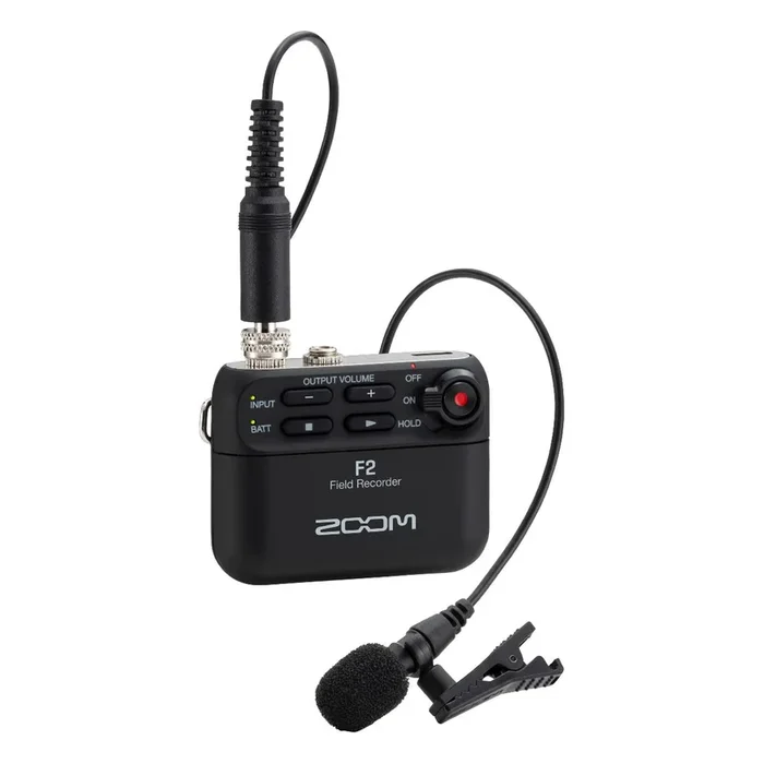 Zoom F2 Field Recorder & Lavalier Microphone