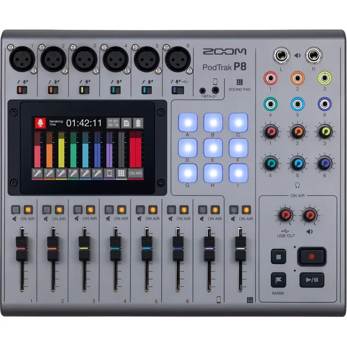 Zoom PodTrak P8 Podcast Recorder